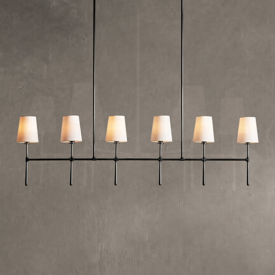 Rhodes Linear Chandelier 5 Light / 6 Light