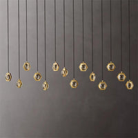 Eclatant Celestial Orbit Linear Chandelier 72"
