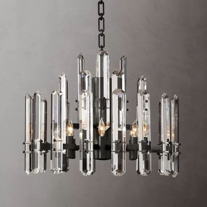 Monclair Radiant Crystal Round Chandelier 24"