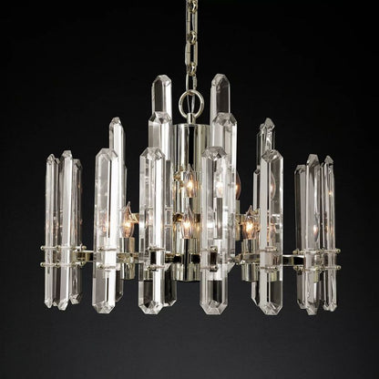 Monclair Radiant Crystal Round Chandelier 24"