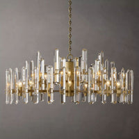 Monclair Radiant Crystal Round Chandelier 48"