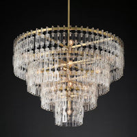Marignan Modern Crystal Tiered Round Chandelier 48"