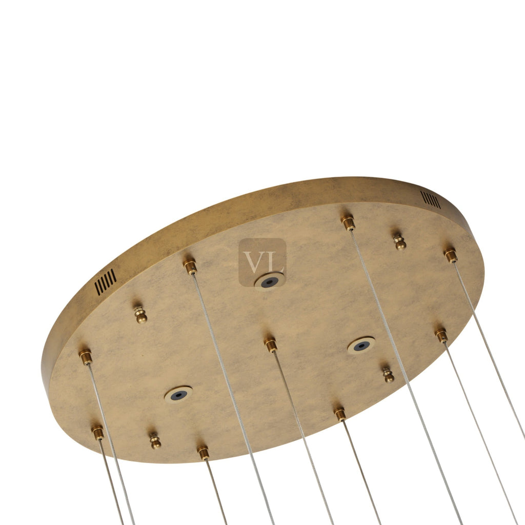 Geometric Crystal Drop Chandelier