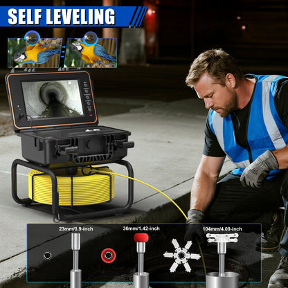 DrainPangolin DP09D1 | Professional 9" HD Sewer Camera - The Ultimate Starter Kit for Pipe Inspection Businesses