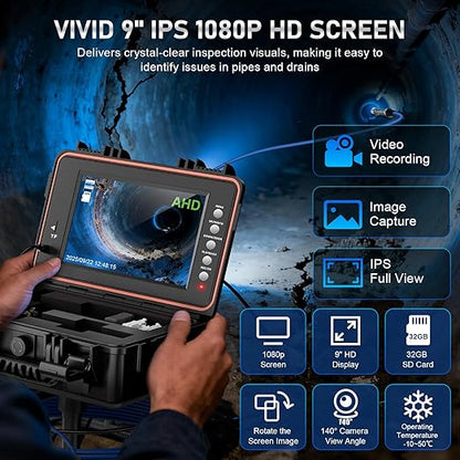 Sewer Camera with Locator for Sale Pipe Inspection Camera for Plumbers