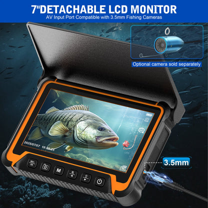 H7DVE Sewer Inspection Camera – 512Hz Locator, Self-Leveling, 7" IPS Monitor