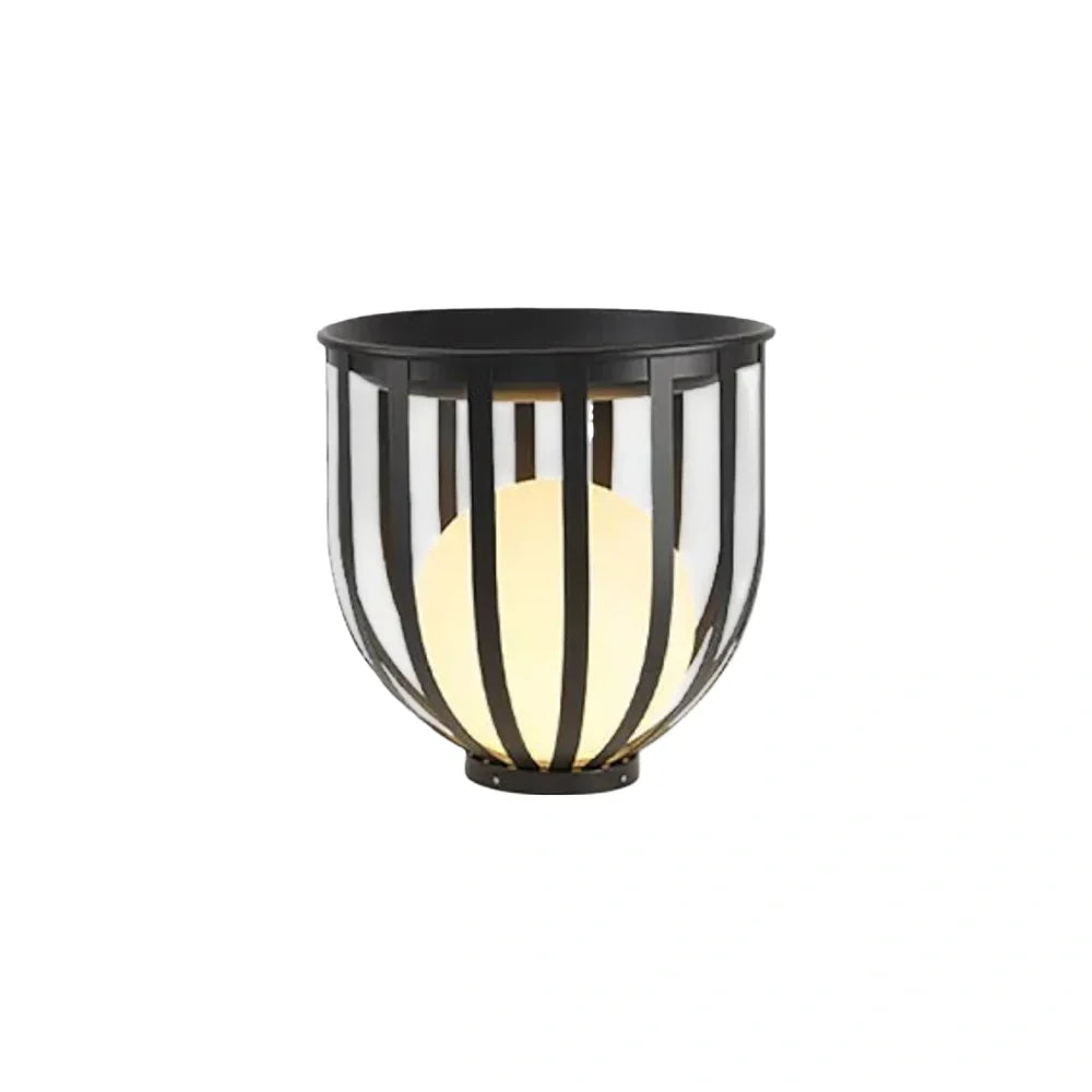 Modern Black Outdoor Path Lamp