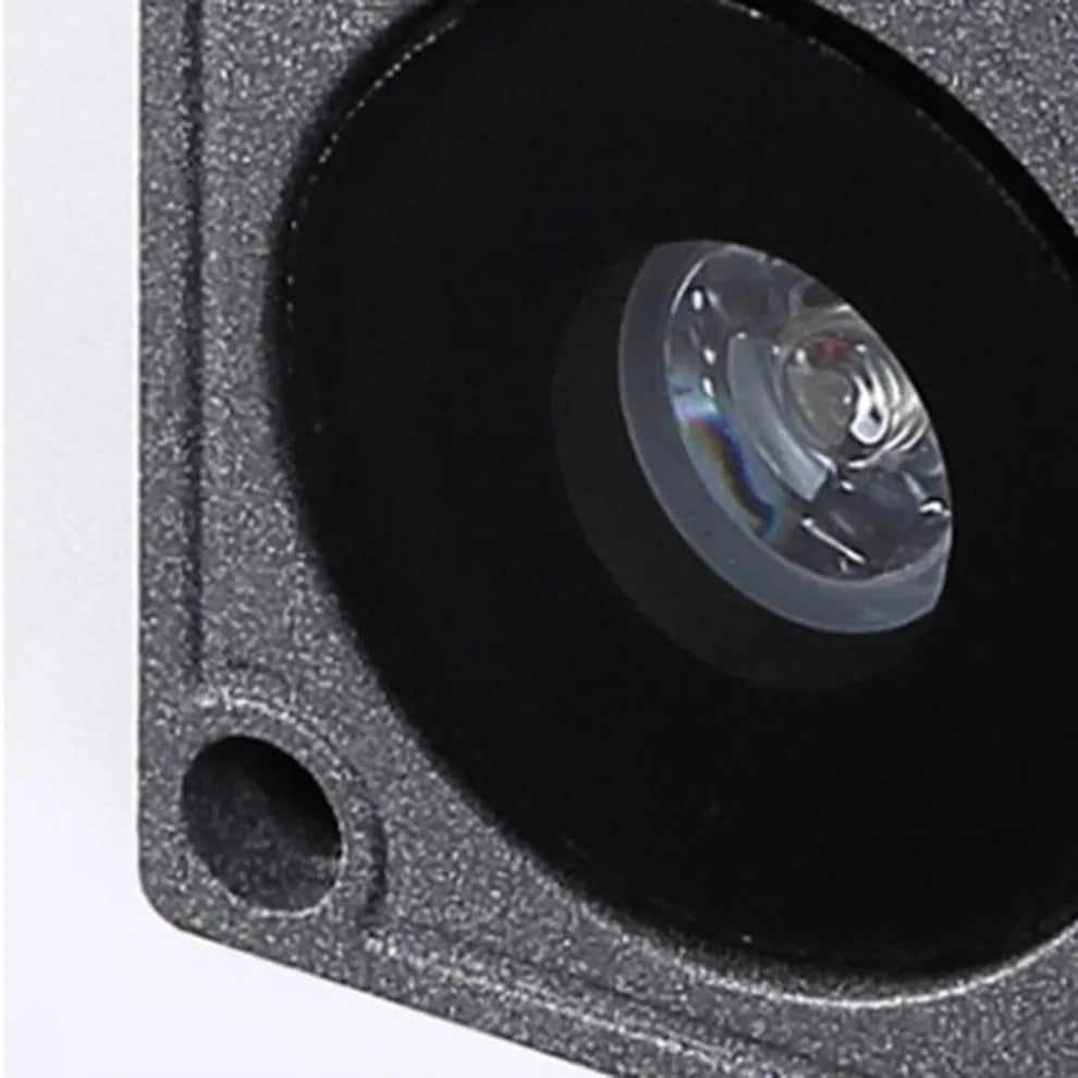 Modern Triangle Outdoor Step Light is made of metal