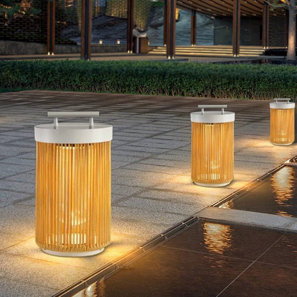 Farmhouse Cylindrical Floor Lamp