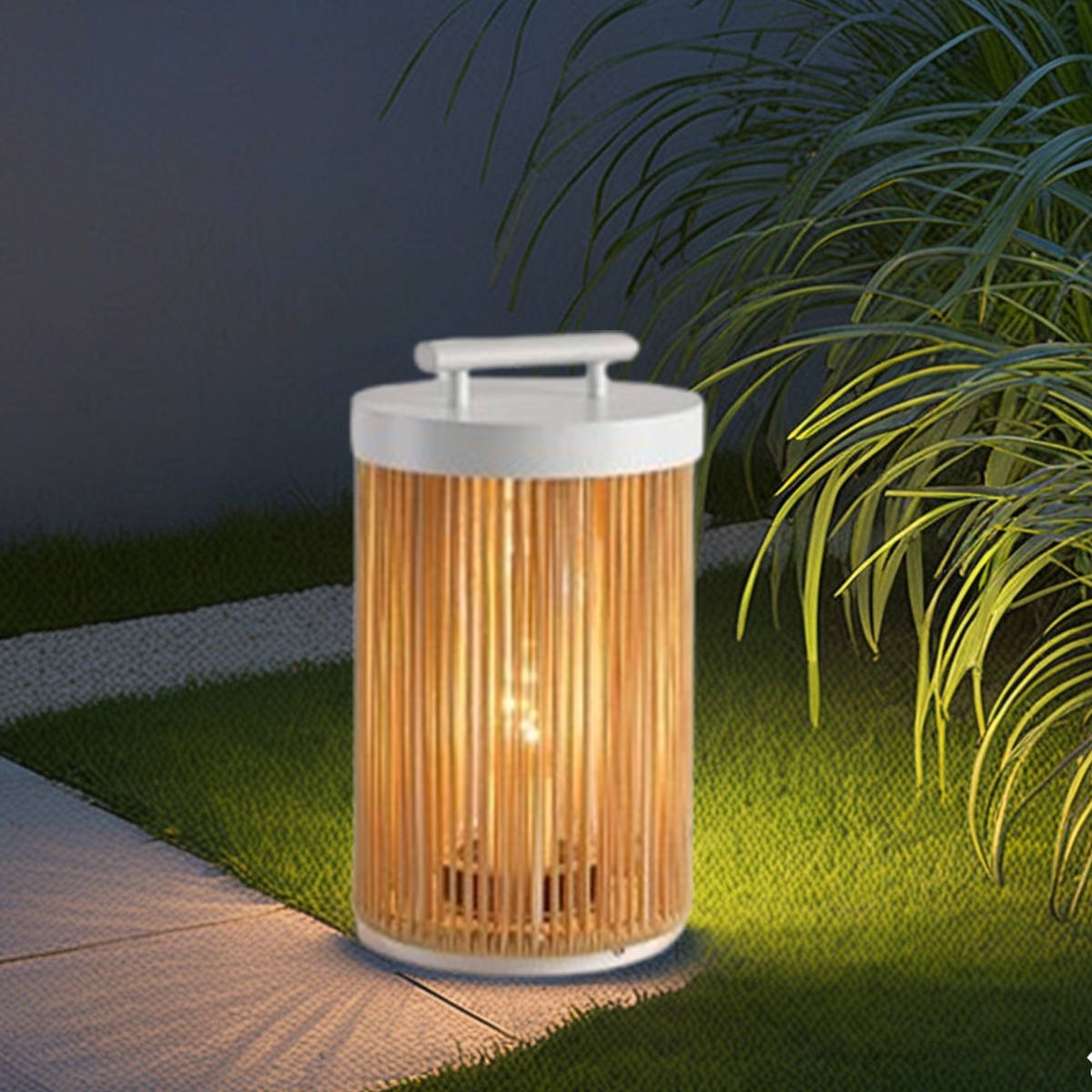 Farmhouse Cylindrical Floor Lamp