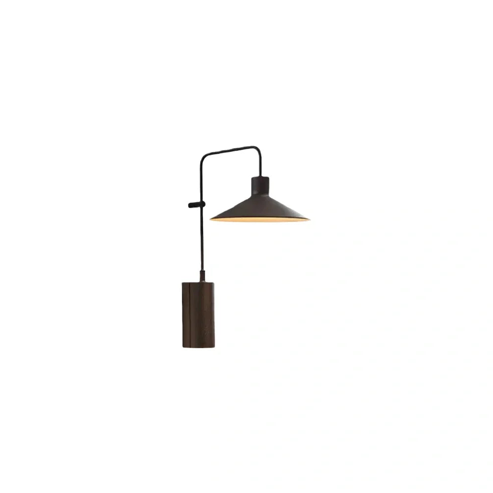 Industrial Metal Outdoor Wall Lamp - Dark Coffee
