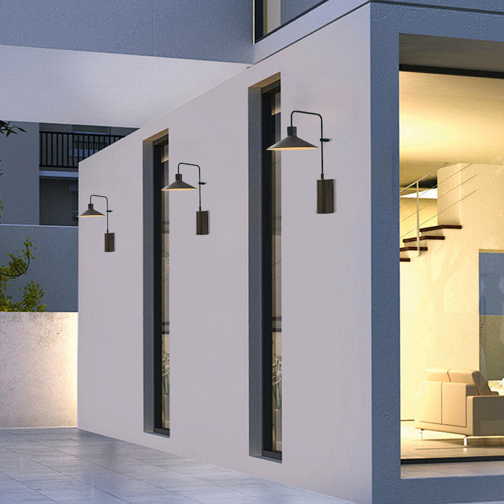 Industrial Metal Outdoor Wall Lamp