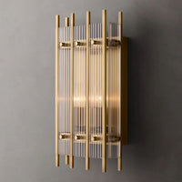 San Marco Vintage Glass Rectangle Wall Sconce