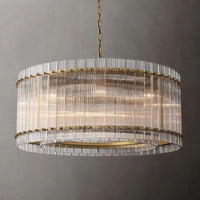 San Marco Vintage Glass Round Chandelier 37"