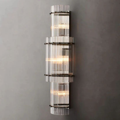 San Marco Vintage Glass Round Wall Sconce