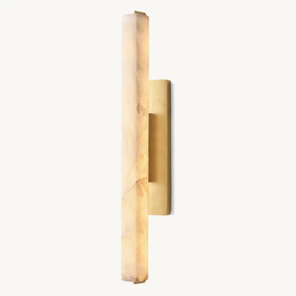 Audubon Sculpt Alabaster Single Wall Sconce