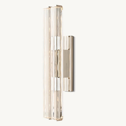 Audubon Sculpt Crystal Double Wall Sconce