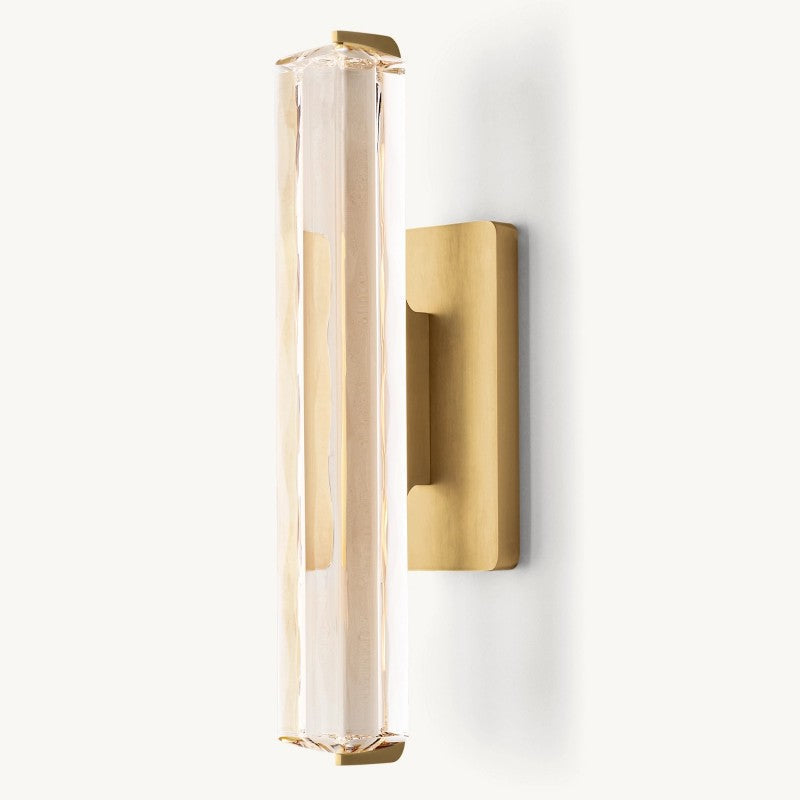 Audubon Sculpt Crystal Single Wall Sconce