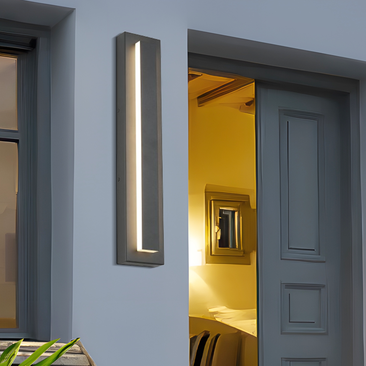 Modern Metal & Acrylic Wall Lamp