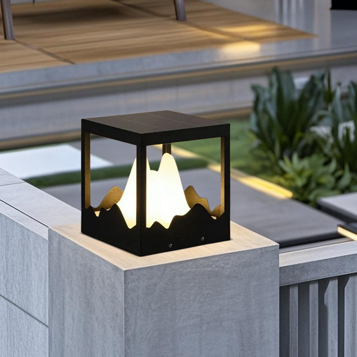 Designer Metal Outdoor Path Lamp