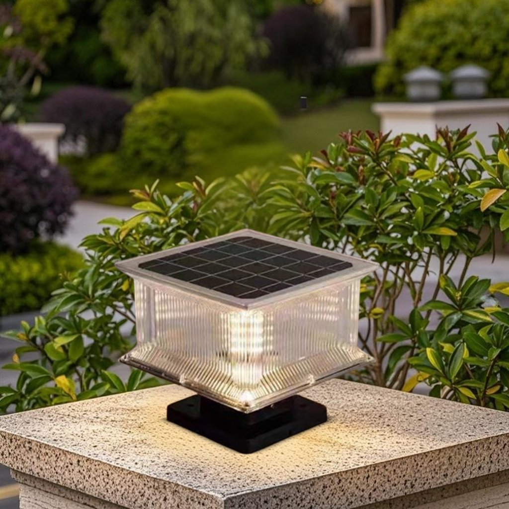 Modern Rectangular LED Outdoor Pillar Light