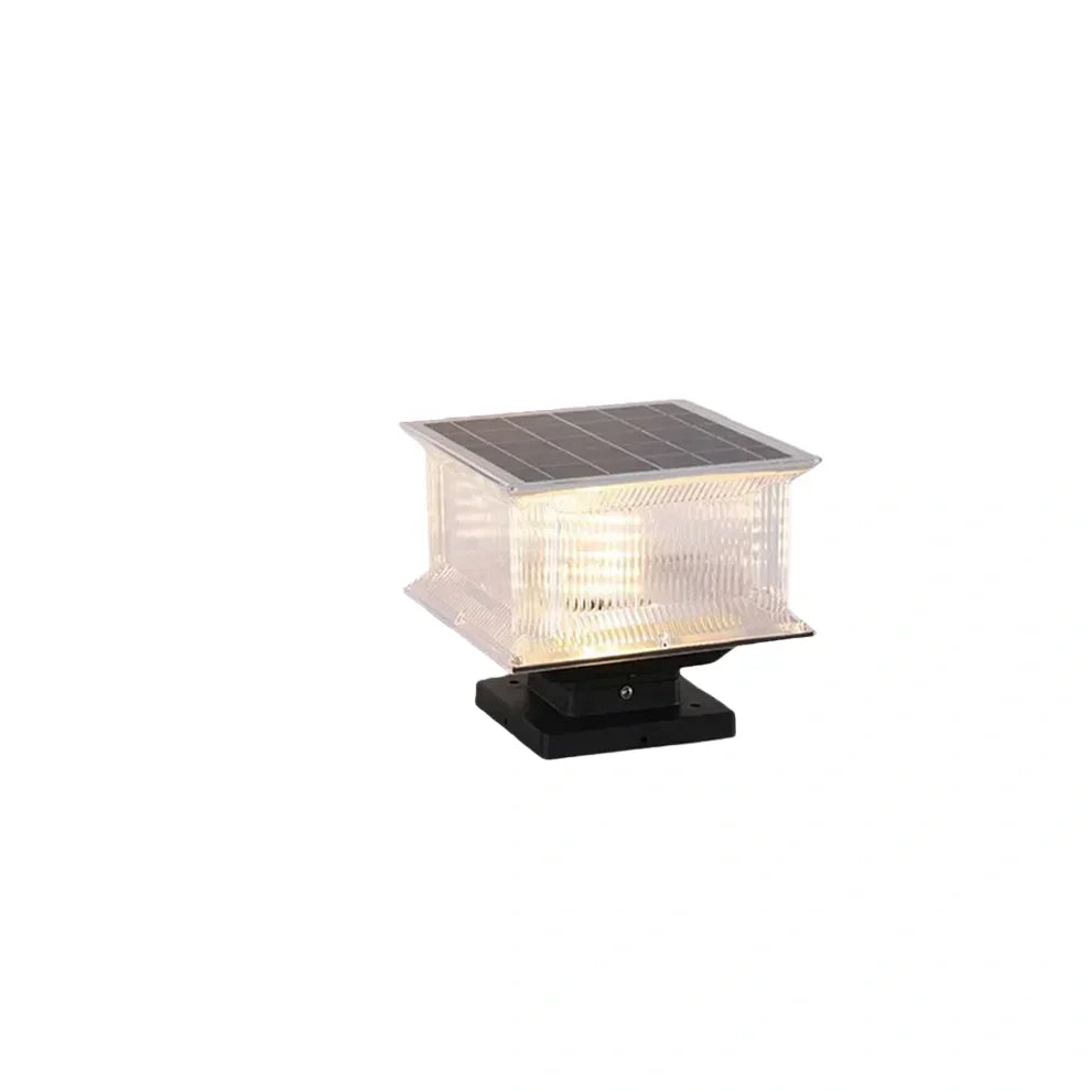 Modern Rectangular LED Outdoor Pillar Light