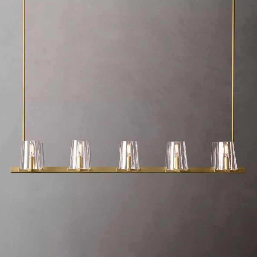 Pauillac Modern Heritage Linear Chandelier 49"
