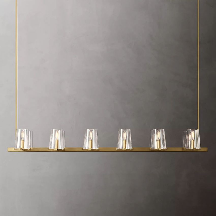 Pauillac Modern Heritage Linear Chandelier 60"