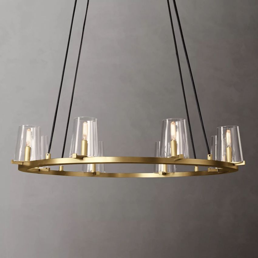 Pauillac Modern Heritage Round Chandelier 36"