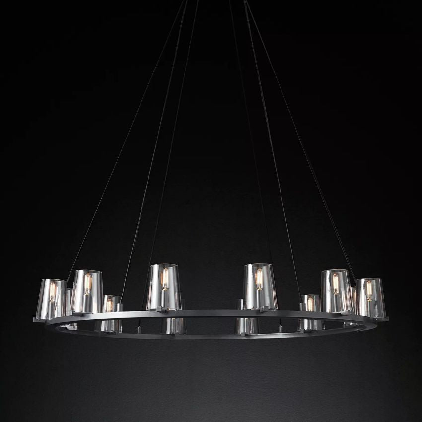 Pauillac Modern Heritage Round Chandelier 48"