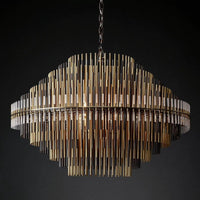 Emile Gradient Spire Round Chandelier 42"
