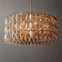 Chiara Murano Glass Round Chandelier 37"