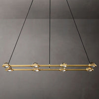 Eclatant Celestial Orbit Rectangular Chandelier 54"