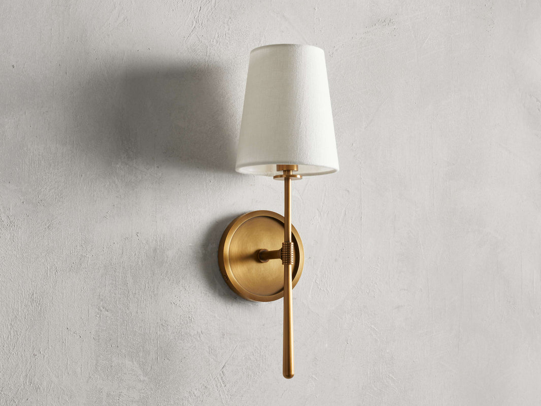 Rhodes Midcentury Torch Wall Sconce