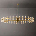 Arcachon Gear Crystal Round Chandelier 60"