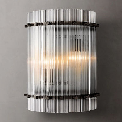 San Marco Vintage Glass Round Wall Sconce