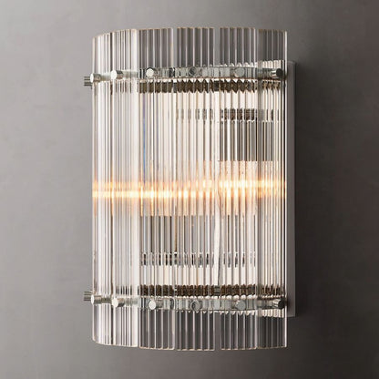 San Marco Vintage Glass Round Wall Sconce