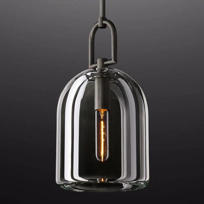 Botanist Crystal Cloche Pendant Light
