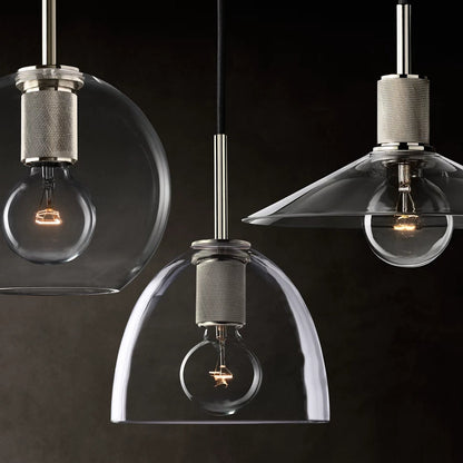 Utilitaire Globe Shade Pendant Light
