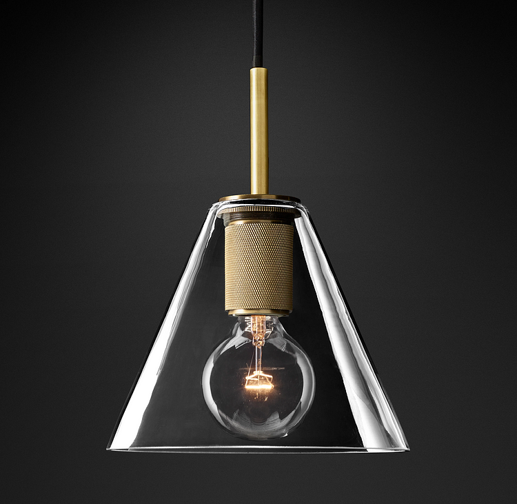 Utilitaire Funnel Shade Pendant Light