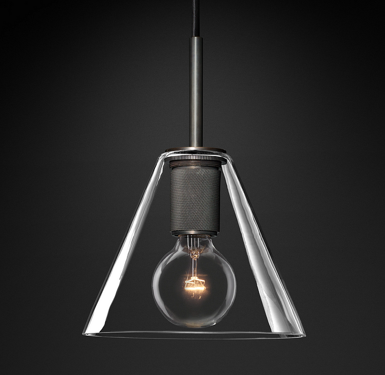 Utilitaire Funnel Shade Pendant Light