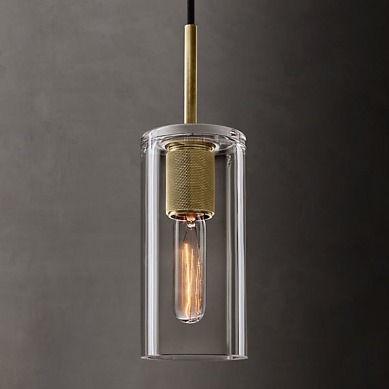 Utilitaire Cylinder Shade Pendant Light