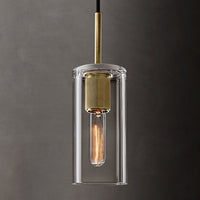 Utilitaire Cylinder Shade Pendant Light