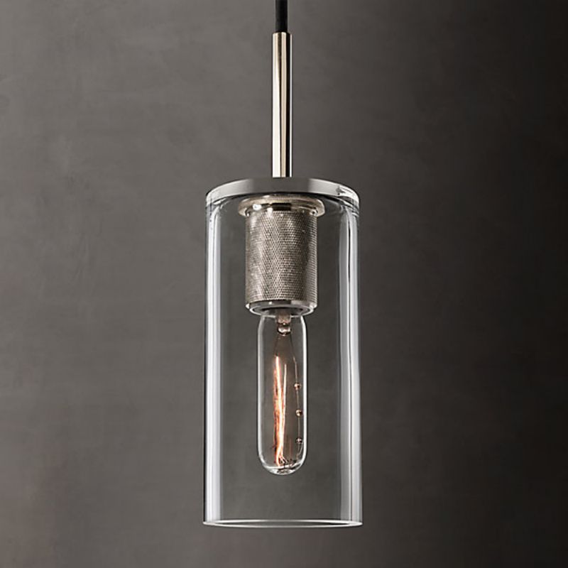 Utilitaire Cylinder Shade Pendant Light