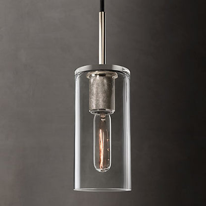 Utilitaire Cylinder Shade Pendant Light