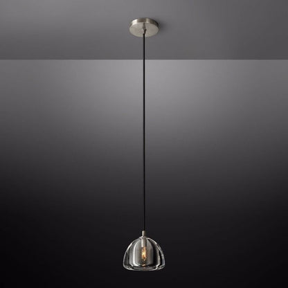 Hemisphere Delicate Crystal Pendant Light