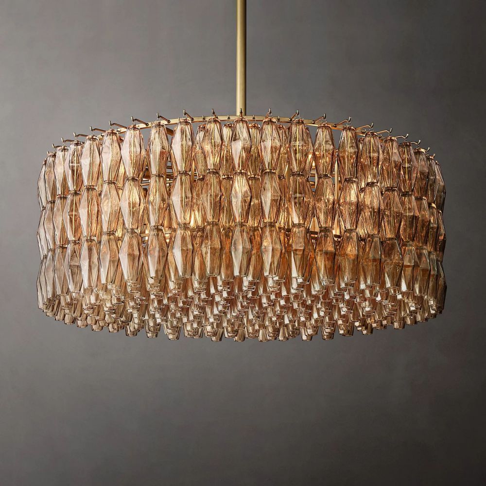 Chiara Murano Glass Round Chandelier 47"