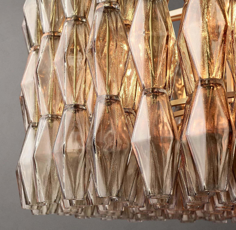 Chiara Murano Glass Round Chandelier 37"