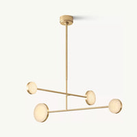 Alexander Floating Alabaster Mobile Chandelier 36"