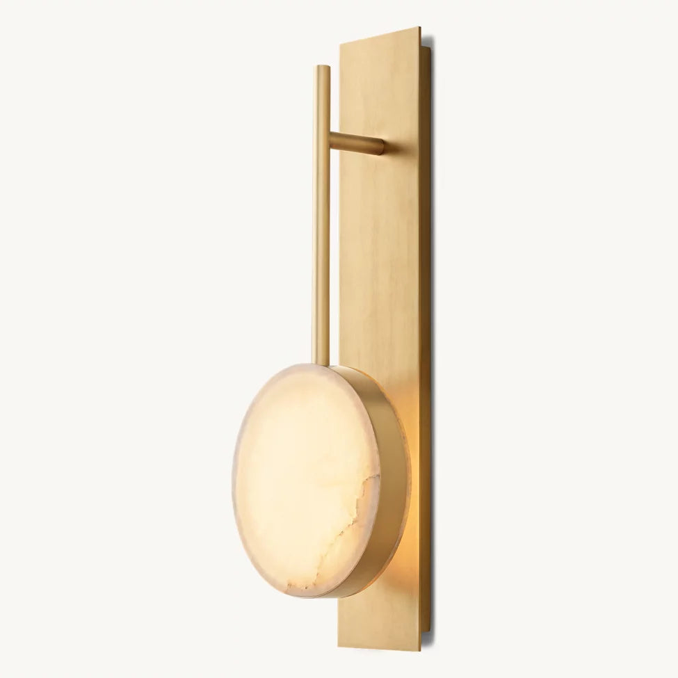 Alexander Floating Alabaster Wall Sonce 18"